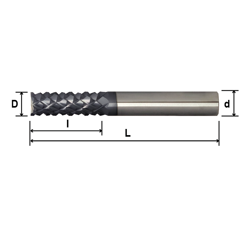 For Composite Materials, Carbon Fiber tungsten Carbide milling cutter