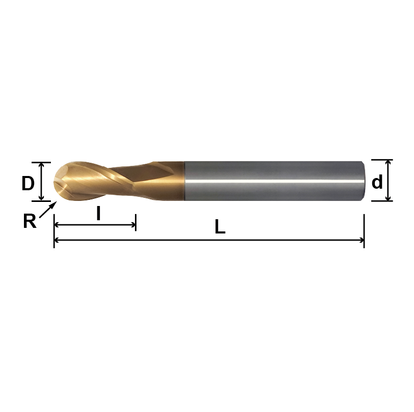 MSB2(Ball Nose),2 Flutes-MSB2