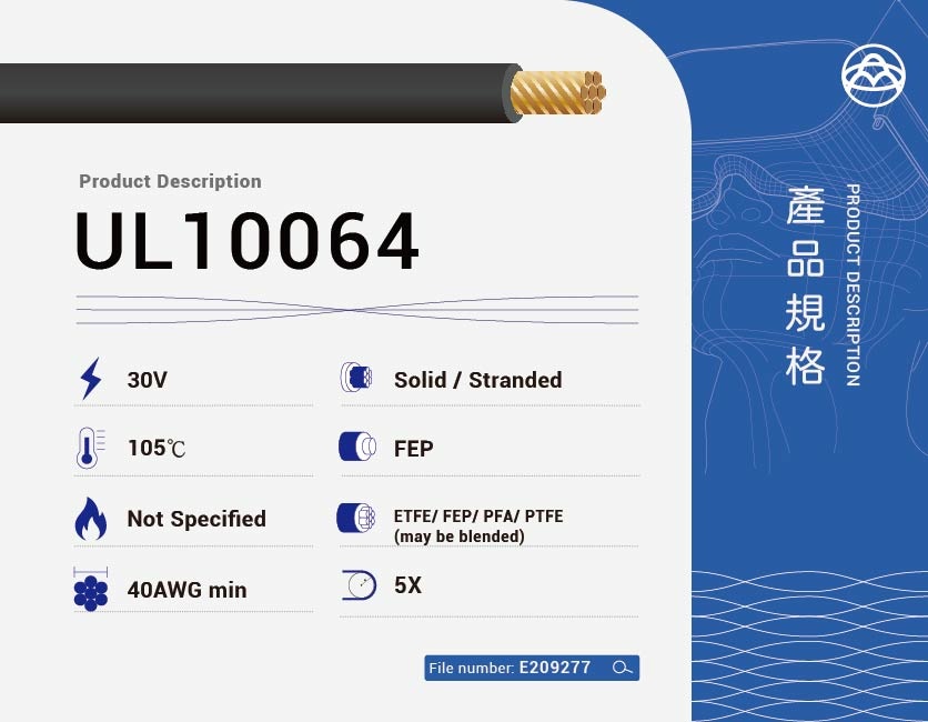 FEP Wire – UL10064-UL10064 FEP Wire – UL10064-UL10064