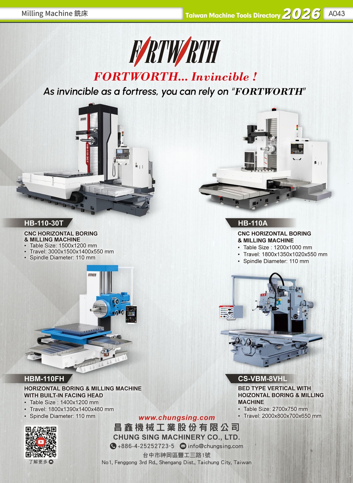 CHUNG SING MACHINERY CO., LTD.